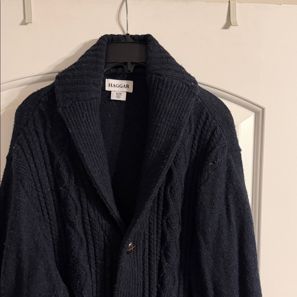 Haggar Men's Navy Sweater